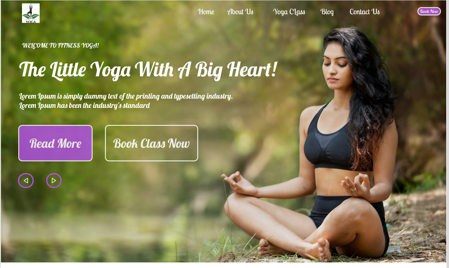 Yoga website