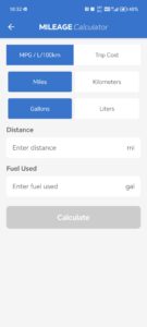 mileage calculator